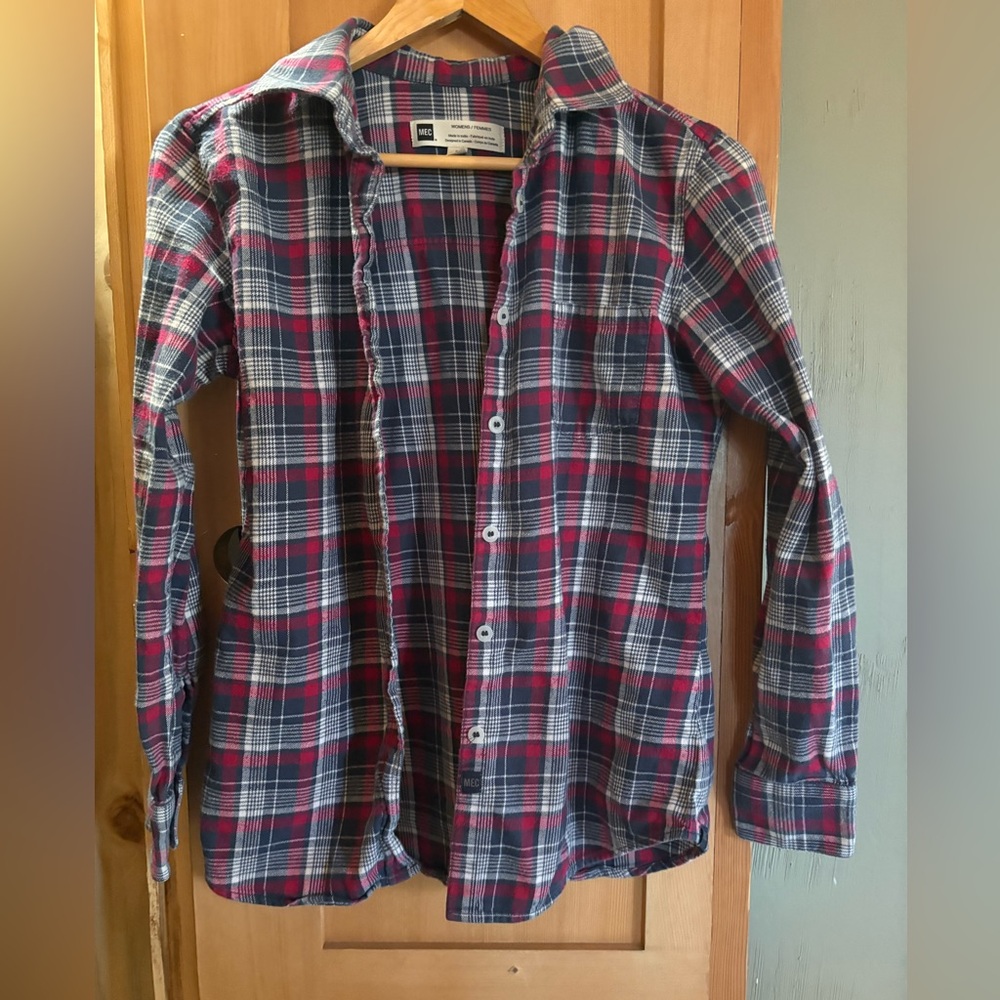 MEC Women’s Plaid Shirt - Red and Blue